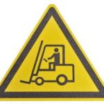 m2 Anti-Slip Tape Floor Marker “Beware of Forklifts” Triangle