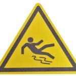 m2 Anti-Slip Tape Floor Marker "Beware of Slippery Floor" Triangle