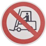 m2 Anti-Slip Tape Floor Marker "No Forklifts" Circle
