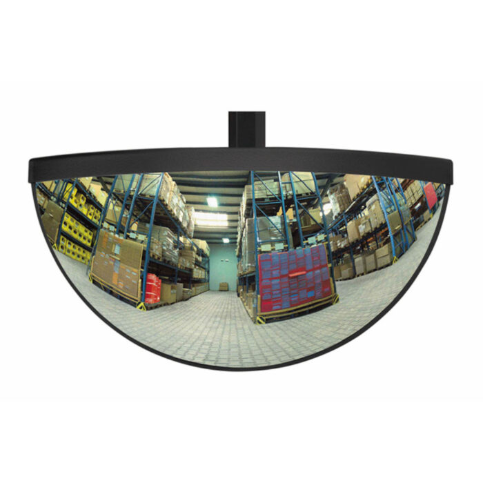 Panoramic mirror for fork lift trucks