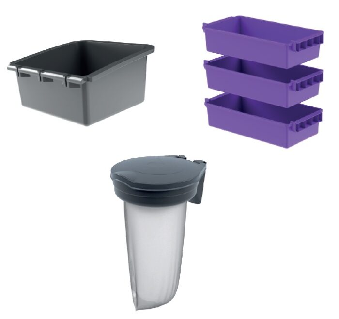 Skipper Unicart janitorial accessory pack
