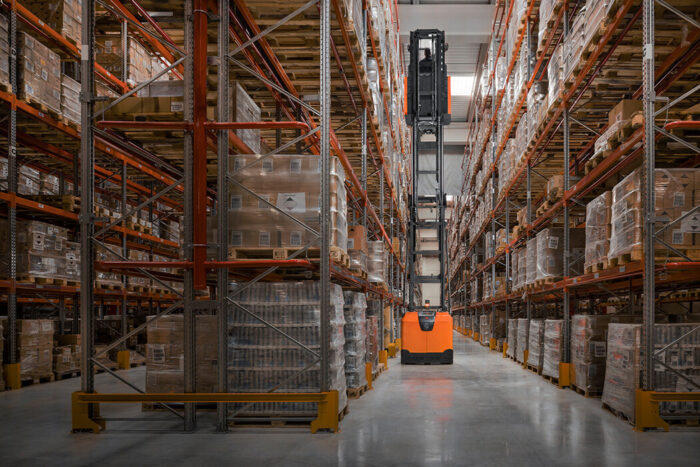 BT Optio 1.2t Order picker high lift with walkthrough platform