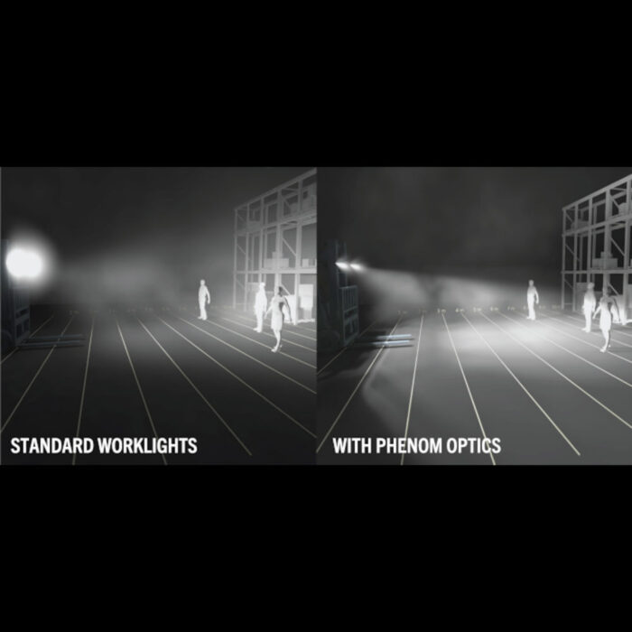 LED-working light glare-free