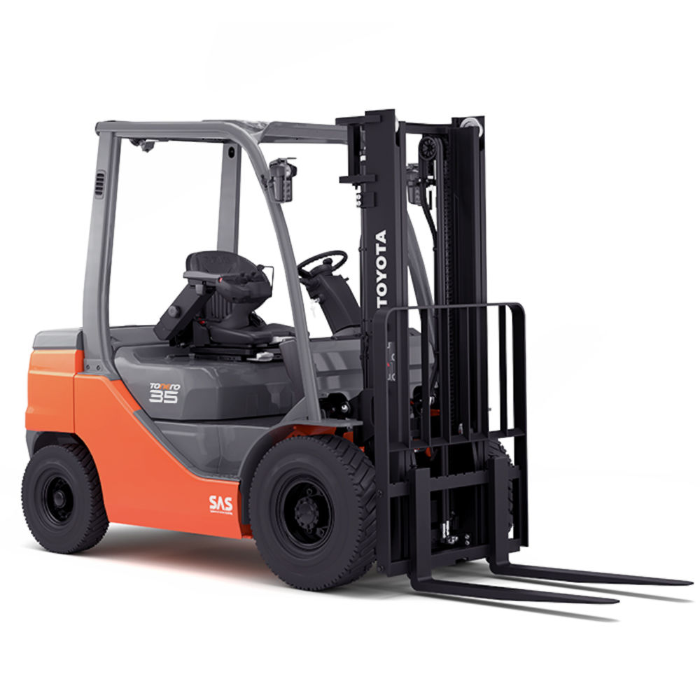 Toyota Tonero Diesel Forklift 3.5t, Lean power