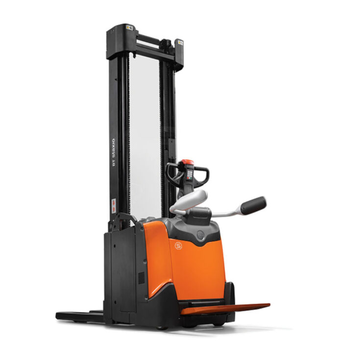 BT Staxio 1.2t Stacker with Platform and Elevating support arms