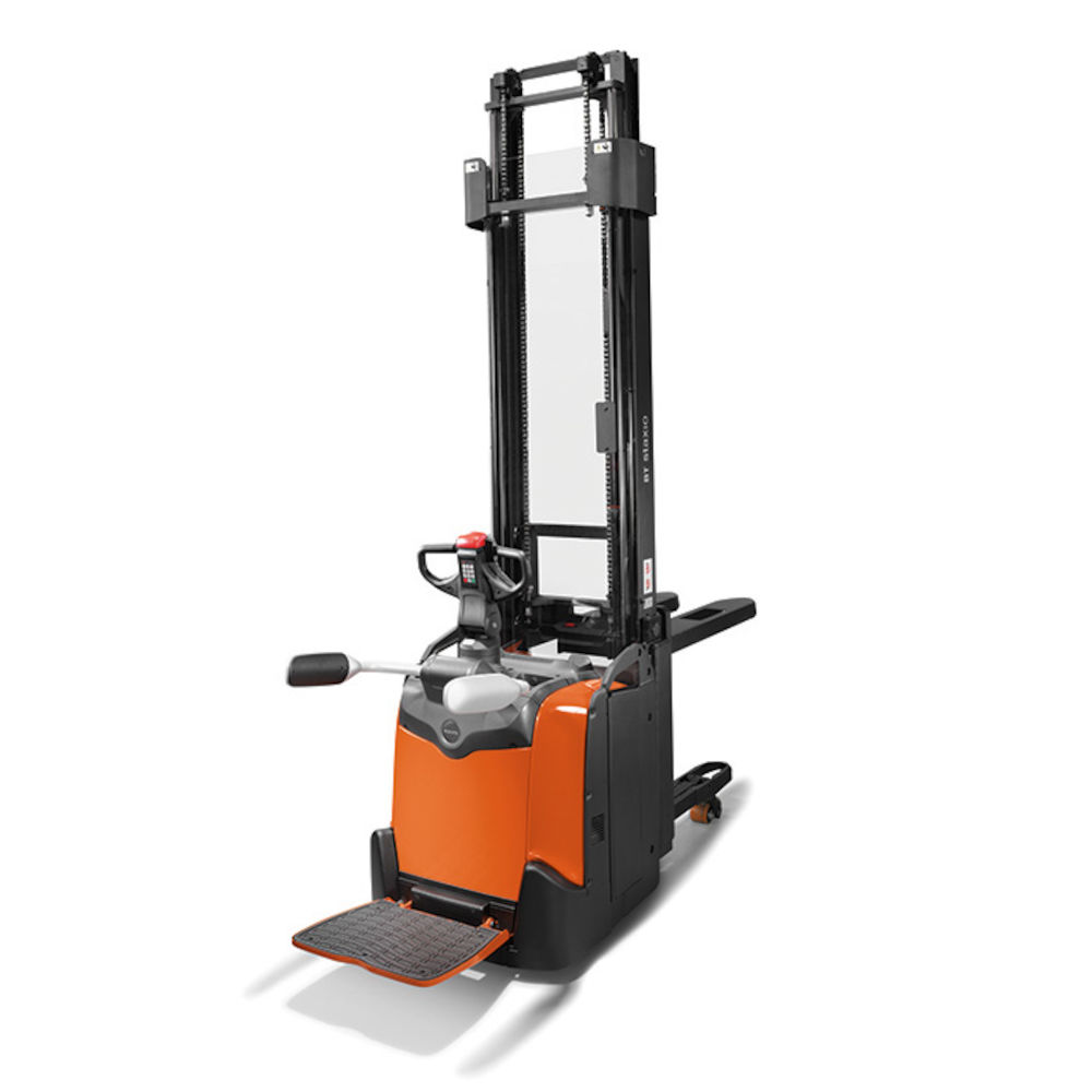 BT Staxio 1.2t Stacker with Platform and Elevating support arms